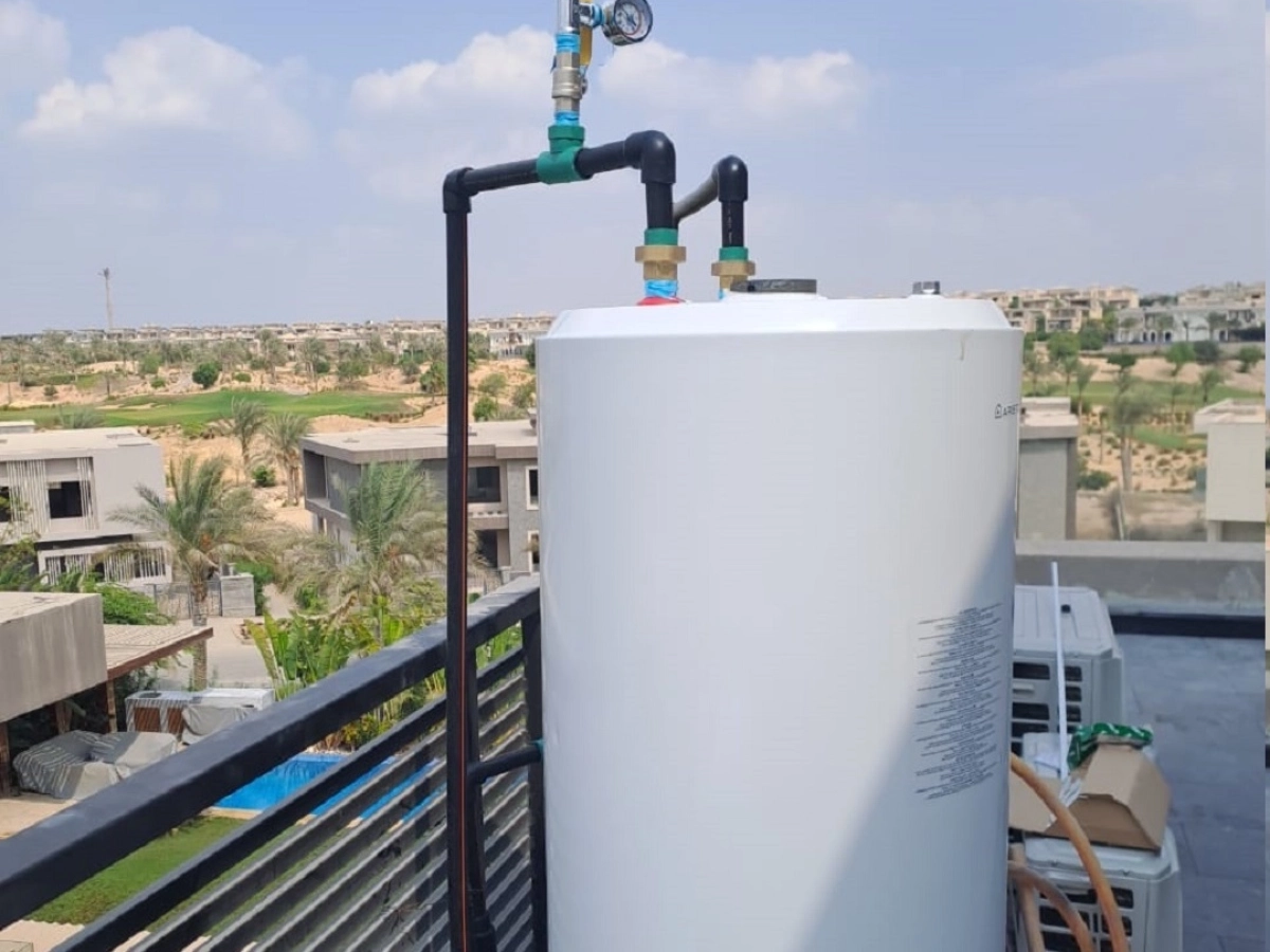 مياه ساخنة مركزية